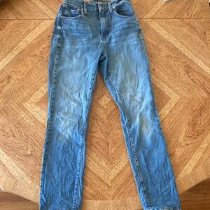 Madewell Highrise Slim Boy Jeans